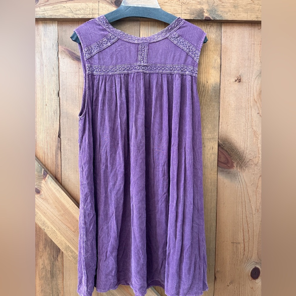 Woman Purple Top